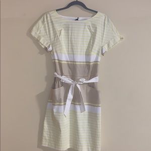 Tommy Hilfiger tenis yellow and beige dress